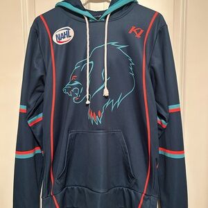 Anchorage Wolverines NAHL Navy Hoodie